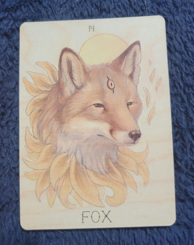 Lenormand card, fox