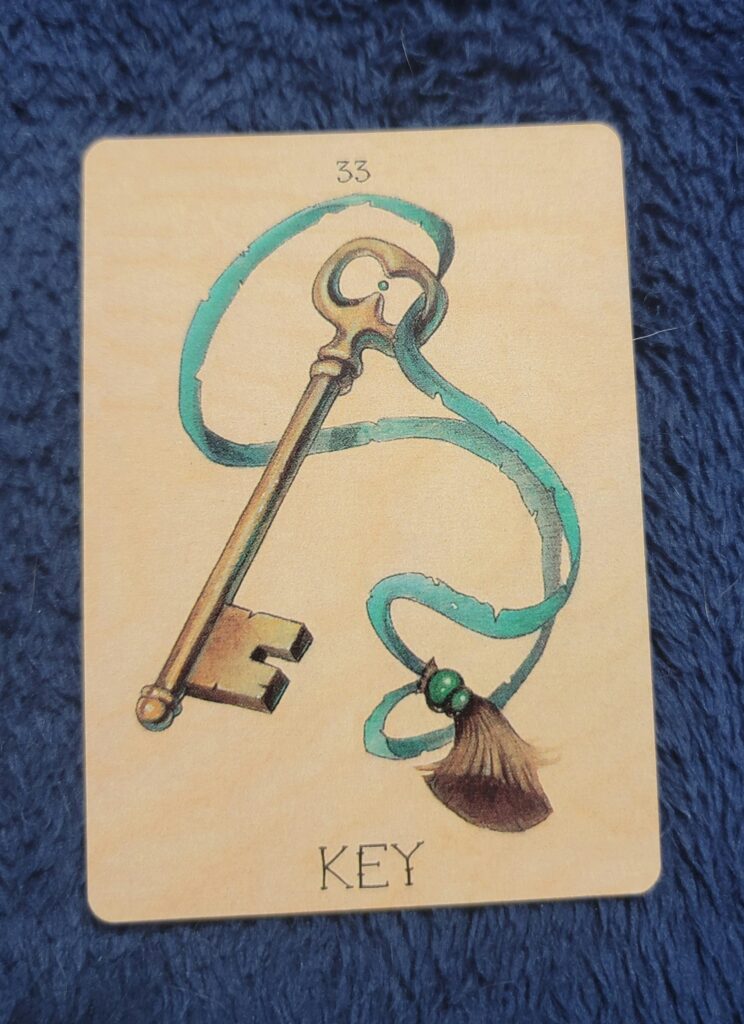 Lenormand card, key