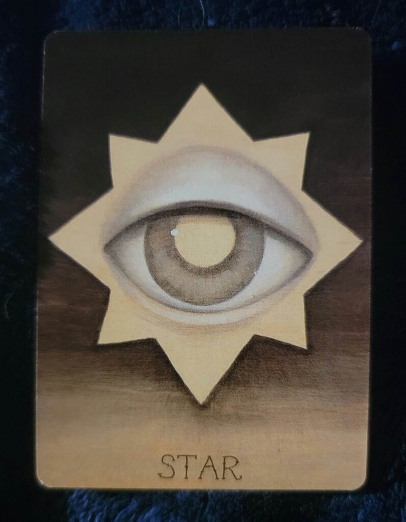 Seeker's Lenormand card, star