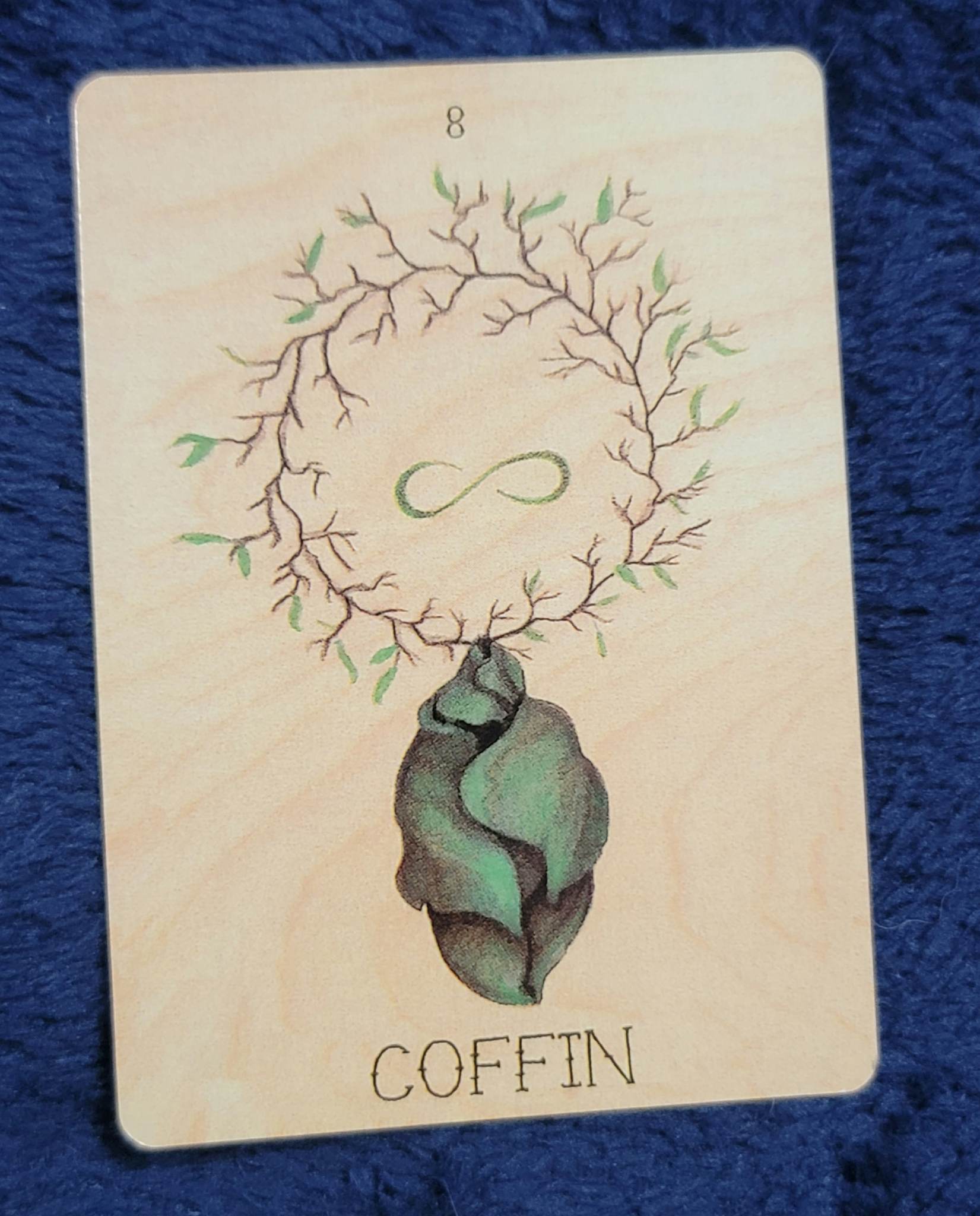 Lenormand card, coffin