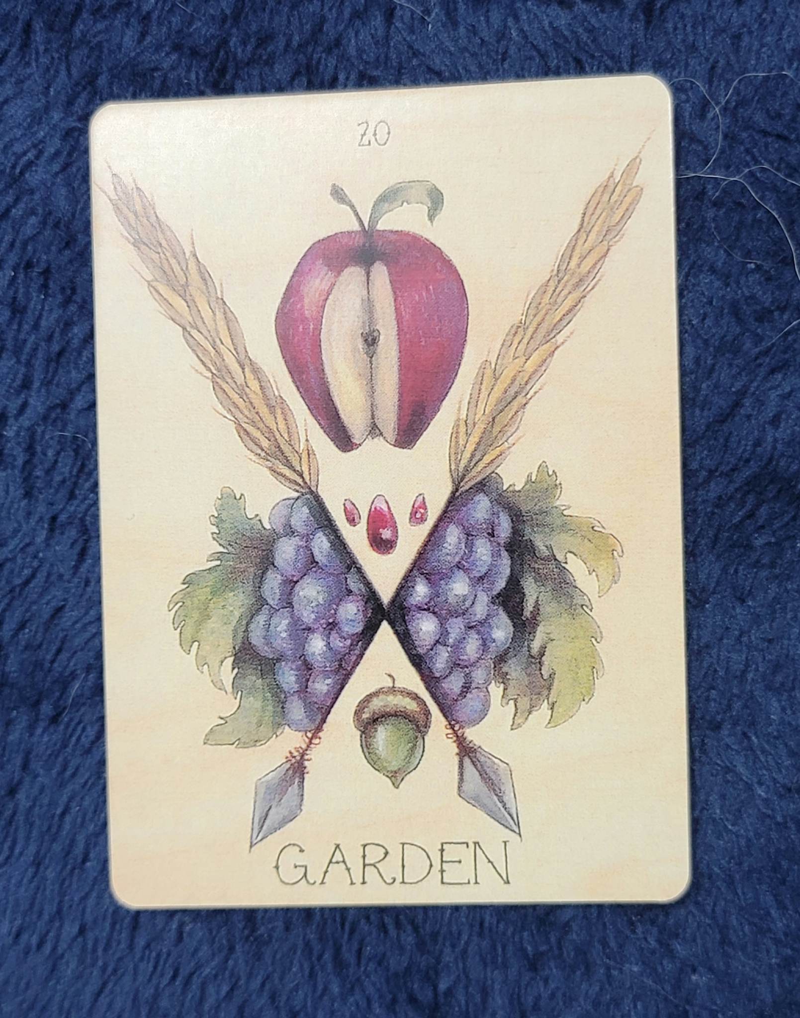 Lenormand card, garden