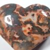 Red Moss Agate Heart