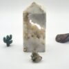 Green Tourmaline with Clear Quartz Specimen - Image 2