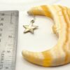 Orange Banded Calcite Moon & Stand - Image 3