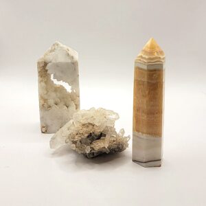 Orange Banded Calcite Tower