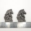 Silver Sheen Obsidian Horses - Image 5