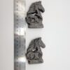 Silver Sheen Obsidian Horses - Image 6