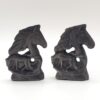 Silver Sheen Obsidian Horses - Image 7