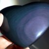 Rainbow Obsidian Heart