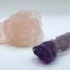 Rose Quartz Rose Carving - Image 2