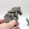Silver Sheen Obsidian Horses - Image 4