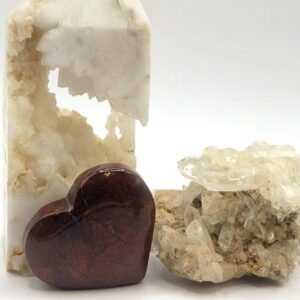 Red Jasper Hearts
