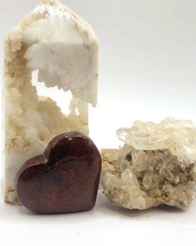 Red Jasper Hearts