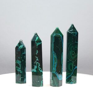 Malachite & Chrysocolla Towers