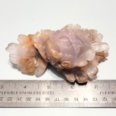 Amethyst & Agate Rose - Image 3