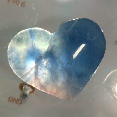 Blue Rainbow Fluorite Hearts - Image 9