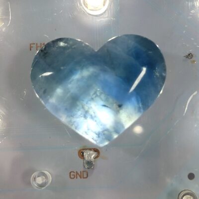 Blue Rainbow Fluorite Hearts - Image 20