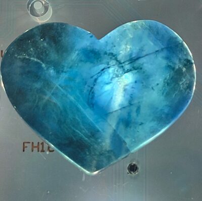 Blue Rainbow Fluorite Hearts - Image 31