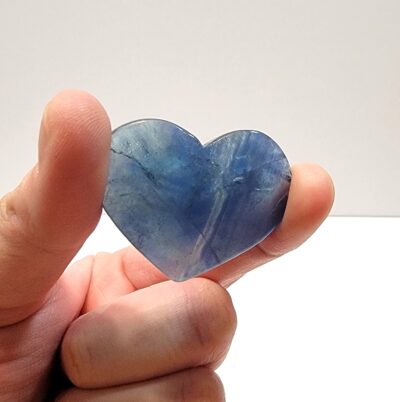 Blue Rainbow Fluorite Hearts - Image 34