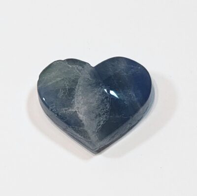 Blue Rainbow Fluorite Hearts - Image 49
