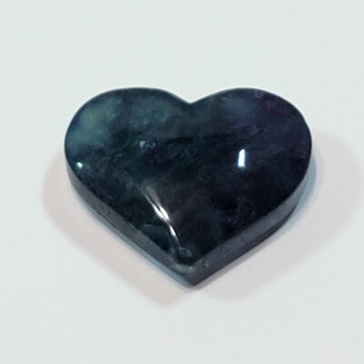 Blue Rainbow Fluorite Hearts - Image 61