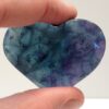 Blue Rainbow Fluorite Hearts - Image 60