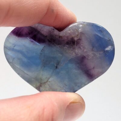 Blue Rainbow Fluorite Hearts - Image 72