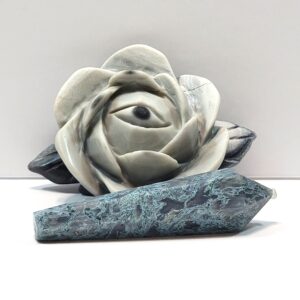 Moss Agate Wand