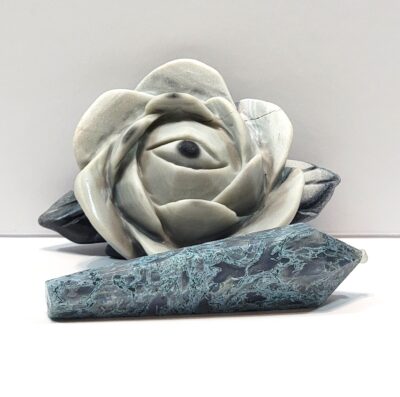 Moss Agate Wand