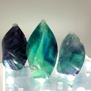 Rainbow Fluorite Flames