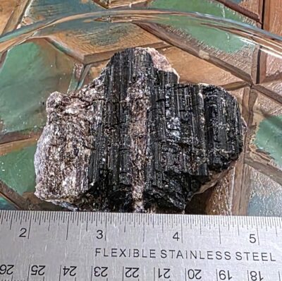 Raw Black Tourmaline with Mica - Image 26