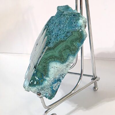 Malachite and Chrysocolla Slab - Image 7