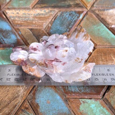 Hematoid Quartz Rose Carvings - Image 16