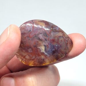 Red Moss Agate Cabochon