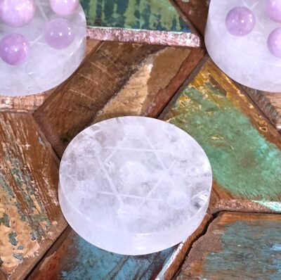 Hexagram Mini Sphere Holder Set with Kunzite Minis - Image 7