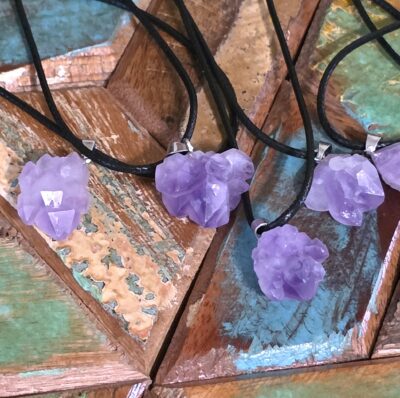 Amethyst Cluster Necklaces - Image 3