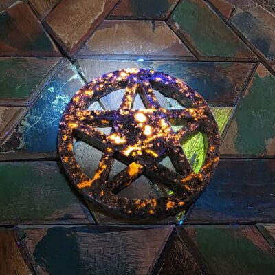 Yooperlite Pentacle Carving