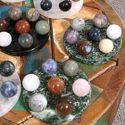 Hexagram Mini Sphere Holder Set with Mixed Minis - Image 5