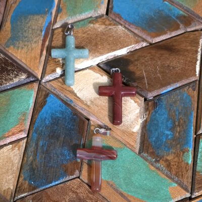 Gemstone Cross Pendants - Image 2