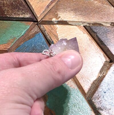 Spirit Amethyst Specimen Pendant - Image 6