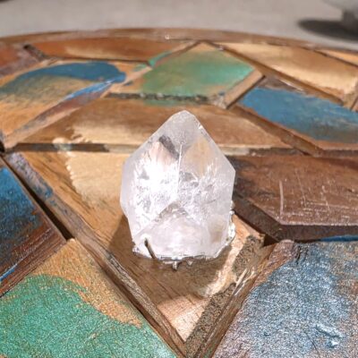 Raw Clear Quartz Pendant - Image 3