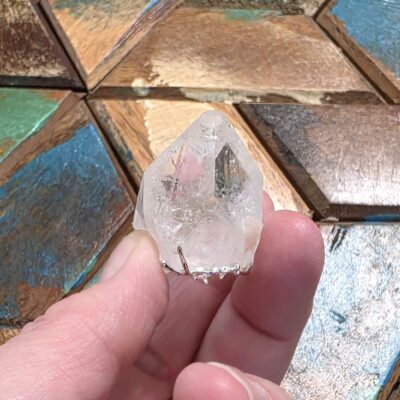 Raw Clear Quartz Pendant - Image 5