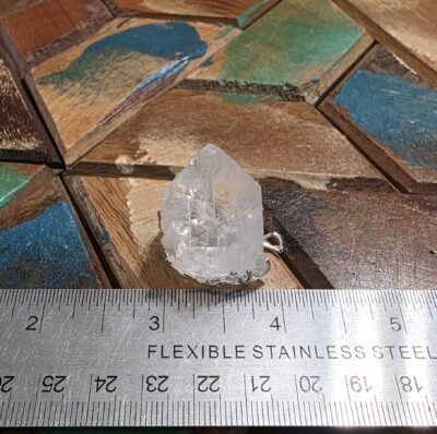 Raw Clear Quartz Pendant - Image 9