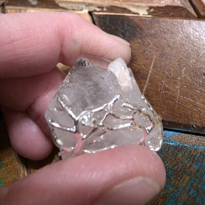 Raw Clear Quartz Pendant - Image 12