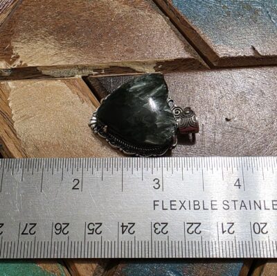 Seraphinite Heart Pendant - Image 8