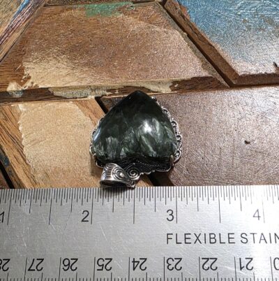 Seraphinite Heart Pendant - Image 9