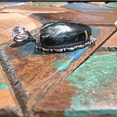 Seraphinite Heart Pendant - Image 4