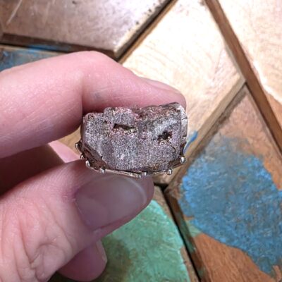 Raw Cobalt-Bearing Calcite Pendant - Image 8