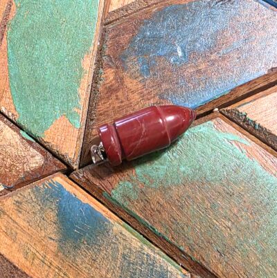 Red Jasper Bullet Pendant - Image 3