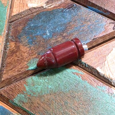 Red Jasper Bullet Pendant - Image 5